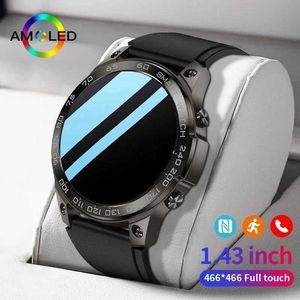 Montres-bracelets 2024 AMOLED Smart Watch Hommes Affichage permanent Hi-Fi Appel vocal Sport Montres IP68 Smartwatch étanche pour Huawei Xiaomi iPhone 24329