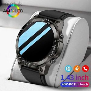 Horloges 2024 AMOLED Smart Watch Heren Always-on Display Hi-Fi Spraakoproep Sporthorloges IP68 Waterdichte smartwatch voor Huawei Xiaomi iPhone 24329