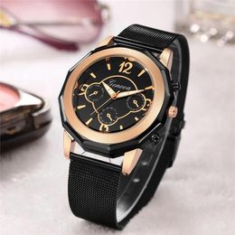 Horloges 2024 Mode Dameshorloge Luxe Dames Horloges Legering Band Quartz Klok Gift Montre Femme Zegarek Damski Saat