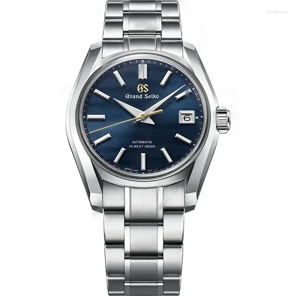 Montres-bracelets 2024 GrandSeiko luxe hommes d'affaires en acier inoxydable non mécanique automatique date étanche montre à quartz montre