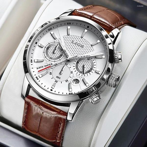 Montre-bracelets 2024 HETS MONTRES LIGE TOP BRAND CHRONOGRAPHILE EN CHONOGRAPHIE EMPORTHER SPORT AUTOMATIQUE DATE DATERZ DES MEN RELOGIO MASCULINO