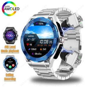 Relojes de pulsera 2024 Nuevo reloj inteligente Hombres Damas Localizador GPS 4GB Reproducción local Grabación HD 3 en 1 Llamada Smartwatch para Huawei Xiaomi 240319