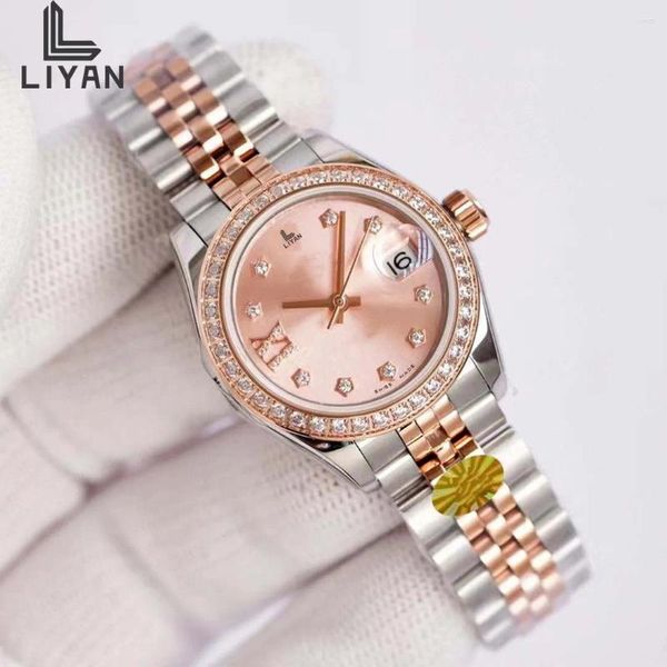 Montre-bracelets 31 mm Lady Datejuste avec diamant matériau de haute qualité Moisanite Watch Femmes 904L Montres mécaniques automatiques imperméables