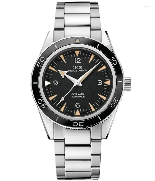 Montre-bracelets Watch automatique 41 mm de haute qualité pour hommes montres mécaniques Black Blue Céramique Céraque en acier inoxydable