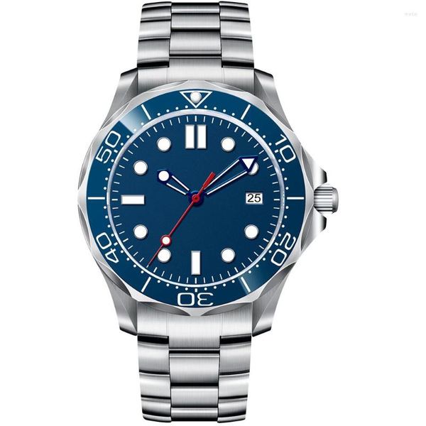 Montres-bracelets 41MM Sapphire Fashion Automatic Mechanical Sport Watch 316 Strap Male Clock