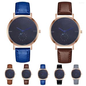 Polshorloges 5 kleuren Zhoulianfa Quartz analoog horloge pu lederen riem mannelijke zakelijke sport polshorlogespolch