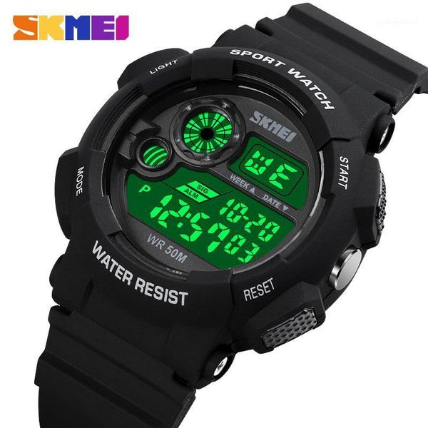 Relojes de pulsera 5bar impermeable masculino reloj de pulsera digital militar crono cronómetro reloj luz LED relojes de hombre Relogio masculino