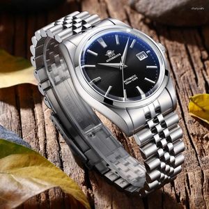 Montre-bracelets AdiesDive Automatic Mechanical Watch for Men NH35 Luxury Bubble Mirror étanche-bracelet imperméable 10atm Diver Montre Homme