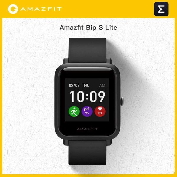 Relojes de pulsera Amazfit Bip Lite Reloj inteligente Batería de 30 días Control de música Xiaomi para teléfono Android con sistema iOS 240319