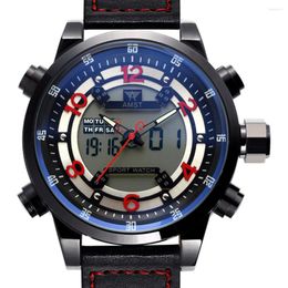 Montres-bracelets AMST hommes montres de sport plongée 50m numérique LED montre militaire hommes mode décontracté électronique horloge