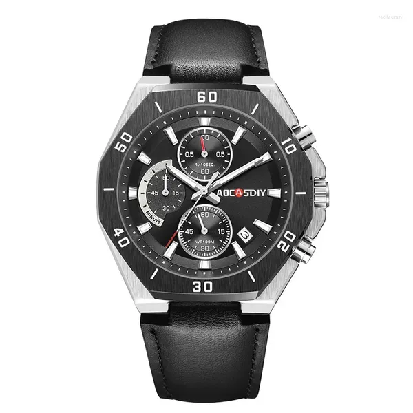 Relojes de pulsera AOCASDIY Original Sports Classic Lassa Haima Reloj para hombres Verdadero impermeable Luminoso Negocio Explosión transfronteriza