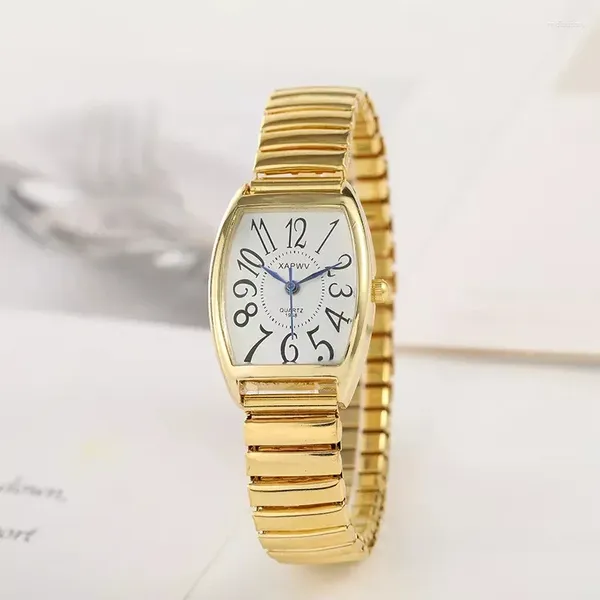 Montre-bracelets Arrivée Fashion Femmes Watchs Elasticity Watch Quartz Wristwatch Relogio Feminino Clocks Couples Elastic Band