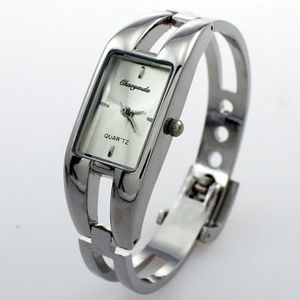 Montres-bracelets Bangele montres femmes en acier inoxydable cadran Bracelet manchette Quartz Montre Bracelet Montre-Bracelet Montre Femme Relogio337z