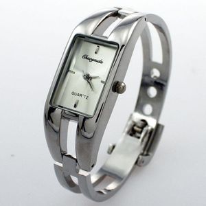 Montre-bracelets Bangele Watches Femmes Dalle de cadran en acier inoxydable bracelet Bracelet Wristwatch Montre Femme Regio 172d