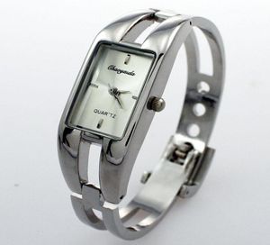 Montre-bracelets Bangele Watches Femmes Cadrans en acier inoxydable Bangle bracelet Quartz Watch Bracelet Wristwatch Montre Femme Relogio1864763