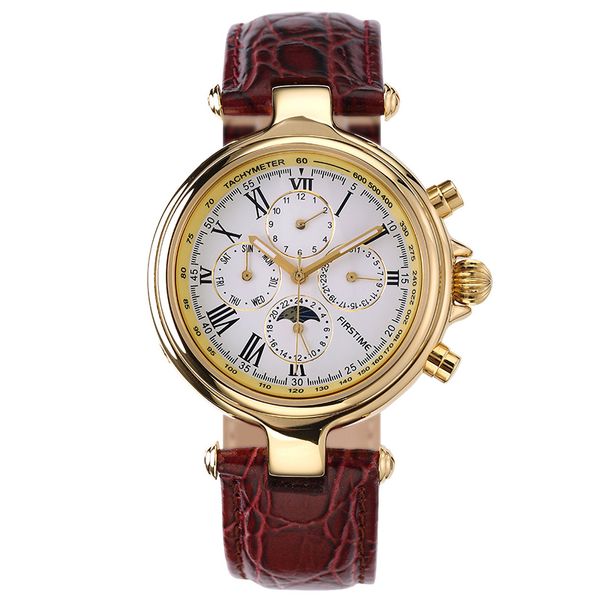 Relojes de pulsera Reloj automático Berny para hombre Reloj de pulsera mecánico Calendario anual de lujo Sun Moon Auto cuerda impermeable Gaviota 230407