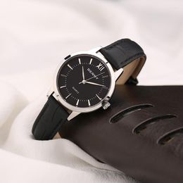 Montres-bracelets BERNY Miyota japon mouvement montre à Quartz hommes étanche en cuir véritable montre-bracelet de luxe Top marque affaires pour