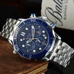 Relojes de pulsera Los mejores relojes de marca originales para hombres, reloj automático de acero inoxidable de negocios nuevo con fecha, cronógrafo deportivo, reloj de cuarzo AAA 240319