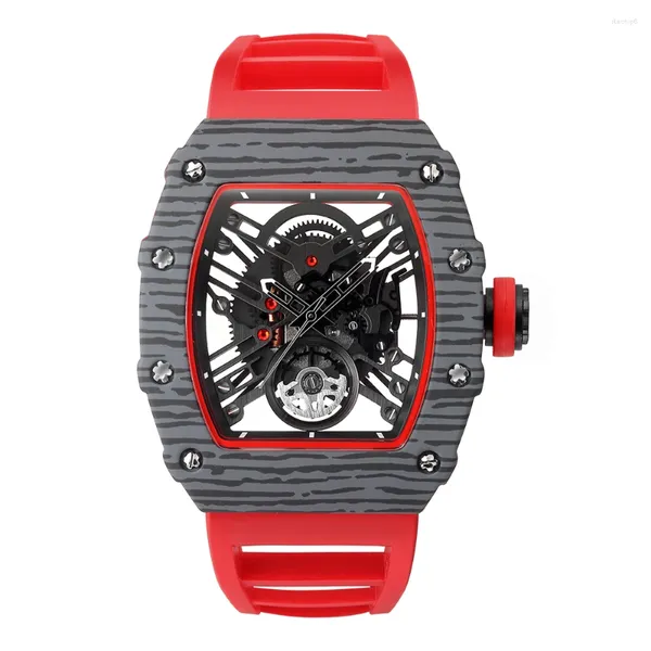 Relojes de pulsera Reloj deportivo con esfera grande para hombre, cronógrafo de cuarzo, relojes militares para hombre, marca superior, diseño único, Reloj Relogio Montre Homme 5168