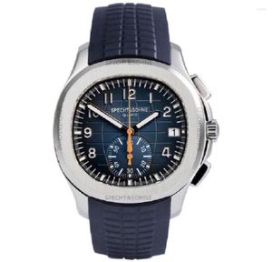 Montre-bracelets Blue Mens Luxury Wrist Watch 2022 Business Quartz Watches Rubber Silicone Slicon Date Automatique Male étanche Fashio8143084