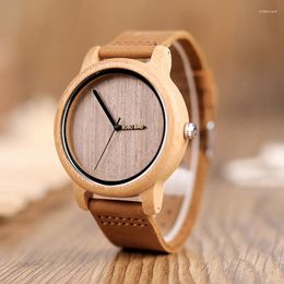 Horloges BOBO VOGEL Klassieke Gegraveerd Hout Horloge Mannen Vrouwen Causale Quartz Horloges Als Familie Gift Reloj Hombre 2023