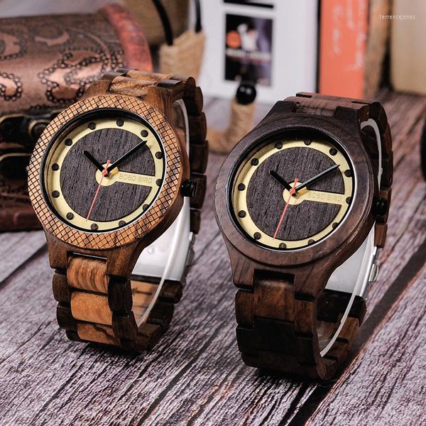 Relojes de pulsera BOBO BIRD V-Q09, relojes de madera a la moda para hombre, reloj de negocios de cuarzo, productos chinos de calidad, envío directo, reloj Masculino