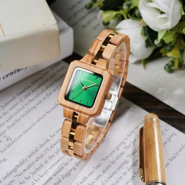 Relojes de pulsera BOBOBIRD, reloj de pulsera de cuarzo de lujo para mujer, relojes de pulsera para mujer 2023, relojes de pulsera para mujer, relojes de madera