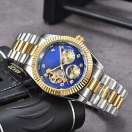 Designer-polshorloges Heren klassiek luxueus zakelijk horloge Armband Polshorloge tourbillon luxueus Automatisch mechanisch 40 mm met maanfase Merkhorloges