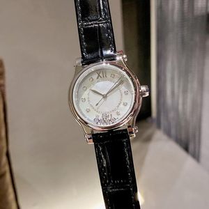 Polshorloges merk casual kantoor quartz horloge vrouwen luxe kristal lederen band stenen formele kleding sieraden cadeau