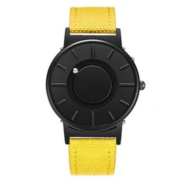 Relojes de pulsera Marca EUTOUR Reloj de bola magnética Hombres Reloj de pulsera de lujo impermeable para hombre Relojes de pulsera de cuarzo de acero inoxidable plateado 20 231025