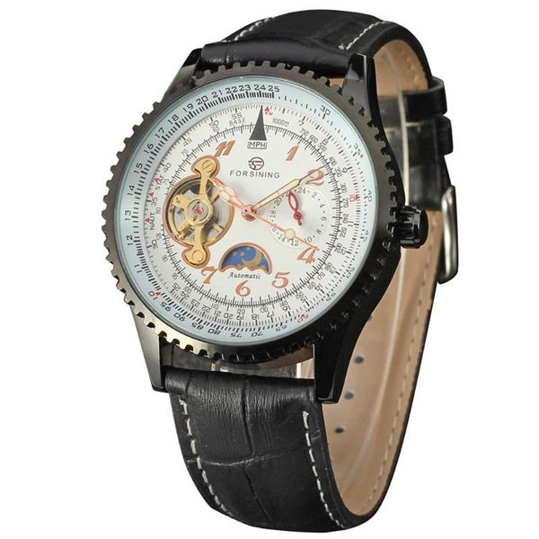 Montres-bracelets Marque Forsining Mécanique Classique Montre Hommes Ultra Mince Lumineux Automatique Luxur Mâle Horloge
