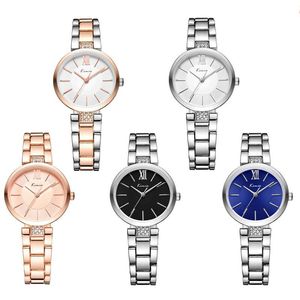 Horloges Merk Gouden Mode Horloges voor Vrouwen Quartz Dameshorloge Vrouwelijke Montre Drop Relogio Femininowristwatches