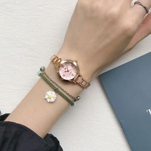 Relojes de pulsera marca Mini reloj de pulsera de cuarzo de acero plateado para mujer señoras mujer Roma Dial