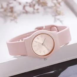 Wallwatches Brand Silicone Strap Quartz Watch for Women Casual Fashion Luxury Luxury Wallwatch Montre Femme Reloj Drop