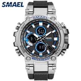 Polshorloges merk sportmannen horloges waterdichte klok leger militair led herenpolhorloge 1803 digitale montre homme