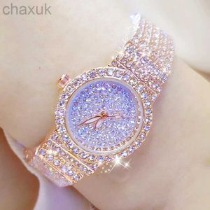 Wallwatches BS Women Watch Marchs Famosas Luxury Brands Diamond Ladies Wall Watches Women Wutwatch Rose Gold Montre Femme D240417