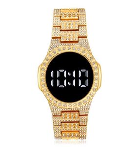 Polshorloges burei led digitale display armband Watch Student Fashion Diamond Ladies Quartz Watch202222387472