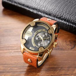 Montres-bracelets Cagarny Top marque brésilienne double affichage de l'heure montres pour hommes Quartz créatif Sport montre-bracelet mâle cadeau horloge Relogio