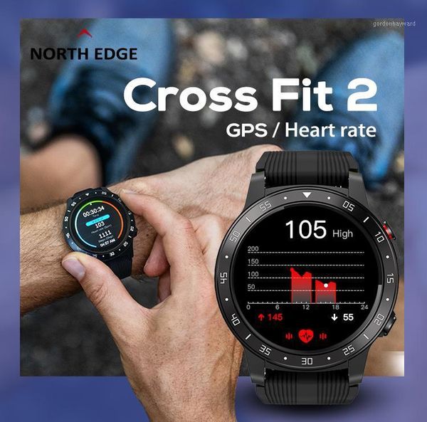 Montres-bracelets Camping et surveillance de la santé en une seule montre de sport Boussole GPS intégrée Fréquence cardiaque précise Appels vocaux Bluetooth