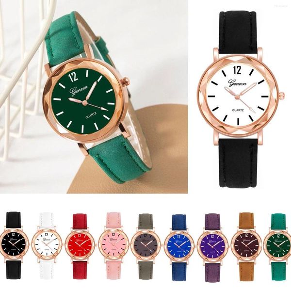 Montre-bracelets Watch de mode décontractée la ceinture des dames adaptées à un cadeau offrant à un petit quartz à cadran pour femmes Relojes
