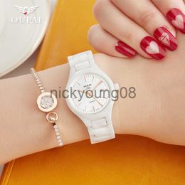 Horloges Keramische Mode Casual Vrouwen quartz es relojes mujer OUPAI merk luxe polsen Meisje elegante Jurk klok RAD05LO 0703