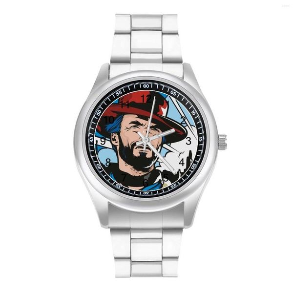 Wallwatches Clint Eastwood Perfect Giftblondie Quartz Watch Director de actor Al por mayor Wholesale Creative Wrist Steel Design Wall Winbatch