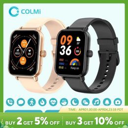 Montre-bracelets Colmi P81 vocale appelant Smart Watch Ultra 1.9 HD Screen 24H Moniteur de santé 100+ Modes de sport 200+ visages Smartwatch 240423