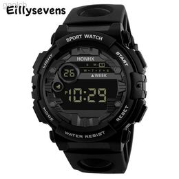 Horloges Cool Lichtgevend Heren Sporthorloge High-end Siliconen Band Militair Polshorloge Led Kalender Digitaal Horloge Reloj De Hombre 24319