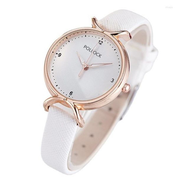 Relojes de pulsera Cinturón de pareja Relojes de moda de oro rosa Hombres Mujeres Negocios digitales Elegante Hermoso Reloj Homb para aniversario Cumpleaños