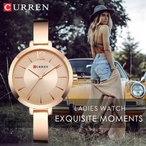 Horloges HUIDIG Mode Creatieve Jurk Dames Armband Quartz Horloge Dames Luxe Sport Roestvrij Staal Vrouwen Horloge Gift Vrouwelijke Klok 231211