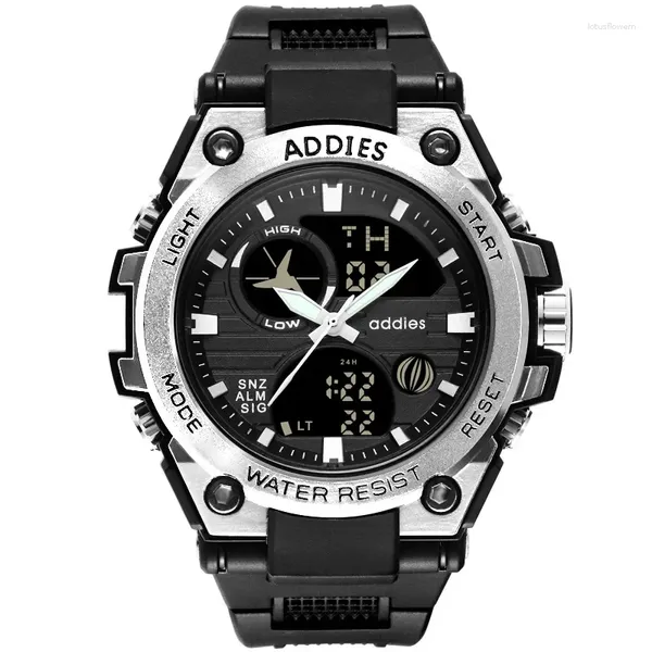 Relojes de pulsera Reloj electrónico impermeable al aire libre personalizado para hombres Regalos OEM con orden de impresión de logotipo