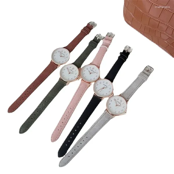 Montres-bracelets Jolies filles Inns Academy Style Simple Sen Série Glow Quartz Montre pour l'examen des étudiants du lycée