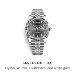 Relojes de pulsera Dayjust Relojes de lujo Business Classic Diamond 41 mm Automático Hombre Mecánico Acero inoxidable