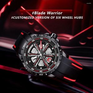 Montre-bracelets Deesio Wheel Drive Series 43 mm Automatique mécanique Watch 316L ACTEUR SAPPORT SAPPHIRE LUMINENT EMPLACHER POUR HOMMES